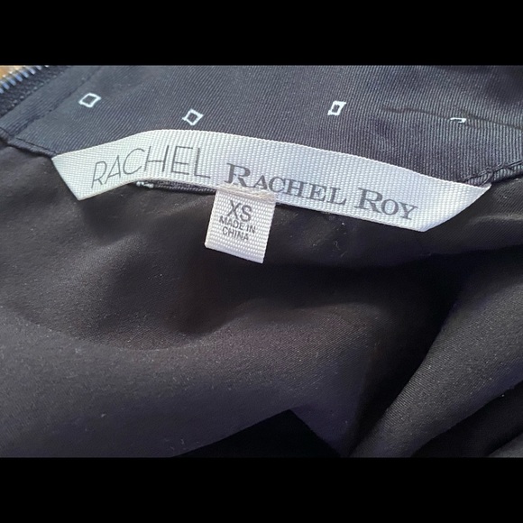 BOGO Rachel Roy Black & white Paisley dress XS EUC - Picture 11 of 11